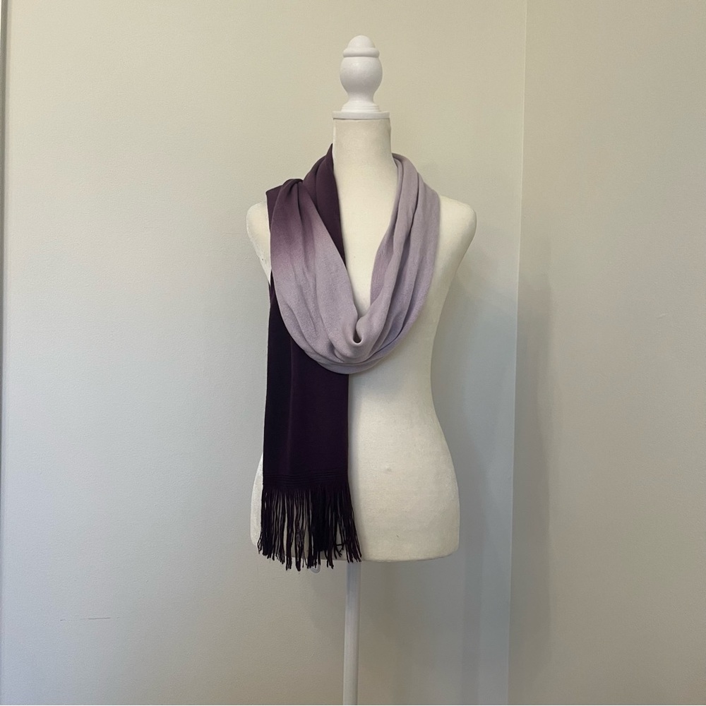 Purple ombré scarf by Preston & York